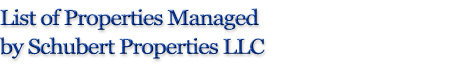 Schubert Properties LLC